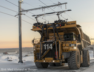 Elektrisk drivvagnsassistans för gruvdrift