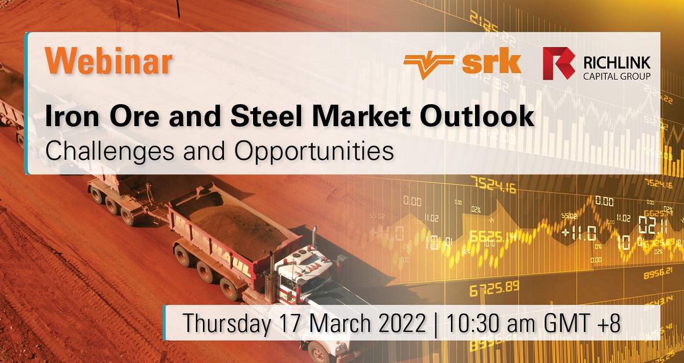 Webinar:  2022 Iron Ore and Steel Market Outlook, Challenges and Opportunities | SRK Consulting